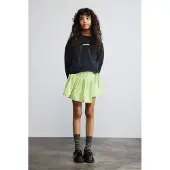 Desigual , Sudadera costuras logo, NiñOs, Algodon, Negro, 7/8