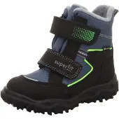 Superfit Botas de nieve 'HUSKY' zafiro / verde neón / negro