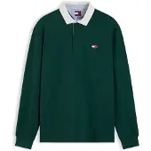 Tommy Hilfiger Camiseta 'ESS' azul claro / esmeralda / rojo cereza / blanco