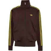 Adidas Originals Sudadera con cremallera 'Firebird' marrón / amarillo