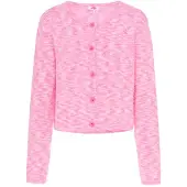 Mymo Cárdigan rosa moteado
