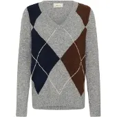 Cream Jersey 'CRHope' navy / marrón oscuro / piedra / blanco