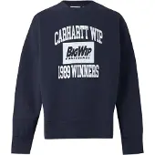 Carhartt WIP Sudadera 'Winners' navy / blanco