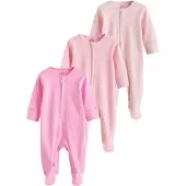 Next Pijama entero/body rosa / altrosa / rosa pastel