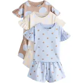 Next Pijama ecru / azul claro / umbra