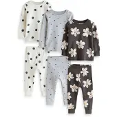 Next Pijama gris / negro / blanco