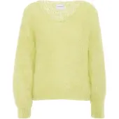 Americandreams Jersey talla grande 'Milana Mohair' amarillo claro