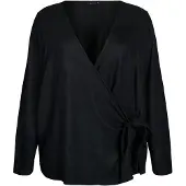 Zizzi Blusa 'LUCIA' negro
