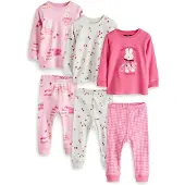 Next Pijama rosa / rosa claro / offwhite