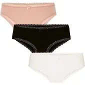 Hunkemoller Braga 'Georgia' marrón claro / negro / blanco