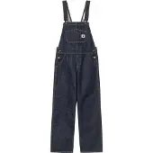 Carhartt WIP - Pantalones Mujer - W' Bib Overall Straight Denim Blue Rinsed para Mujer - Talla S - Azul