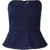 Levi's Top 'Sweetheart Bustier' azul oscuro