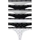 Calvin Klein Underwear Tanga gris / negro / blanco