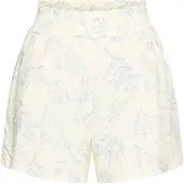 LASCANA Pantalón de pijama ecru / azul claro