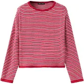 Mango Jersey 'CALEOTA' rojo / blanco