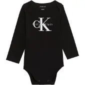Calvin Klein Jeans Pijama entero/body negro / blanco
