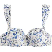 Next Top de bikini crema / azul