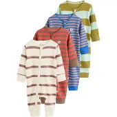 Next Pijama crema / azul / marrón / oliva