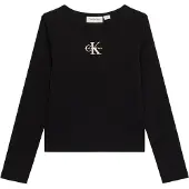 Calvin Klein Jeans Camiseta negro / blanco