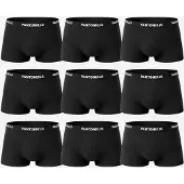 PANTONECLO Calzoncillo boxer 'Men’s Boxer Underwear-10 Pcs Pack' negro