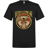 Rockshirts Camiseta 'Queens of the Stone Age Cobra T-Shirt' negro