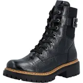 Rieker Botines con cordones negro