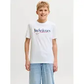 Jack & Jones Junior Camiseta 'JJTOM' azul / rojo / blanco