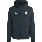 Adidas adidasCortavientos con cierre de cremallera Manchester United Tiro Travel 2XL Jungle Ink Hombre