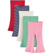 Next Leggings crema / azul oscuro / lima / rosa claro / rojo