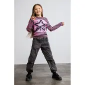Desigual , Jersey rayas estrella, NiñOs, Rojo, 13/14