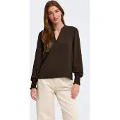ONLY Blusa 'ONLMette' marrón oscuro