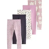 Next Leggings lila / rosa / rosa claro / negro / blanco