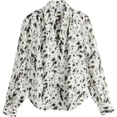 Next Blusa ecru / negro