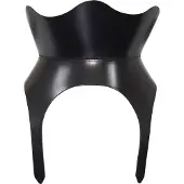 Haute Cuir Cinturón 'Medusa' negro