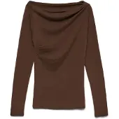 Vero Moda Jersey 'VMSofine' marrón