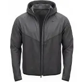 Nike Chaqueta de entretiempo 'Tech' antracita / gris oscuro / negro