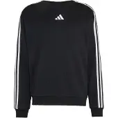 Adidas adidasSudadera de felpa Essentials 3 Stripes S Black / White Hombre