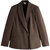 The Set Blazer chocolate