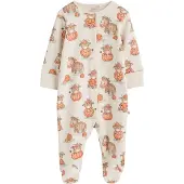 Next Pijama crema / kitt / marrón / naranja