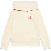 Calvin Klein Jeans Sudadera ecru / rojo / negro