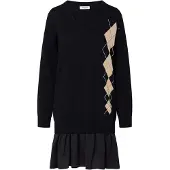 Liu Jo Vestido de punto caramelo / negro / blanco