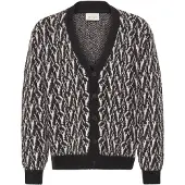 !Solid Cárdigan 'SDVarian' rojo oscuro / negro / blanco