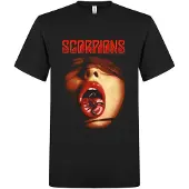 SCORPIONS Camiseta 'Tongue T-Shirt' negro