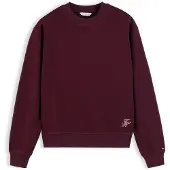 Tommy Hilfiger Sudadera rojo vino / blanco