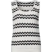 Street One Top de punto negro / blanco