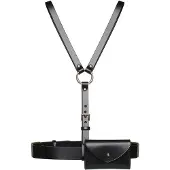 Haute Cuir Cinturón 'Prestige Harness Bag' negro