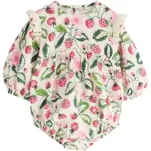 Next Pijama entero/body verde hierba / rosa / blanco