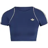 Adidas Camiseta funcional añil / blanco