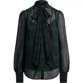 Ralph Lauren Blusa añil / esmeralda / negro