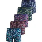 Next Calzoncillo boxer azul oscuro / petróleo / verde oscuro / lila oscuro / merlot